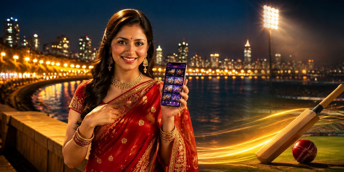 Mobilized cricket betting interface at Mumbai Marine Drive for IPL matches